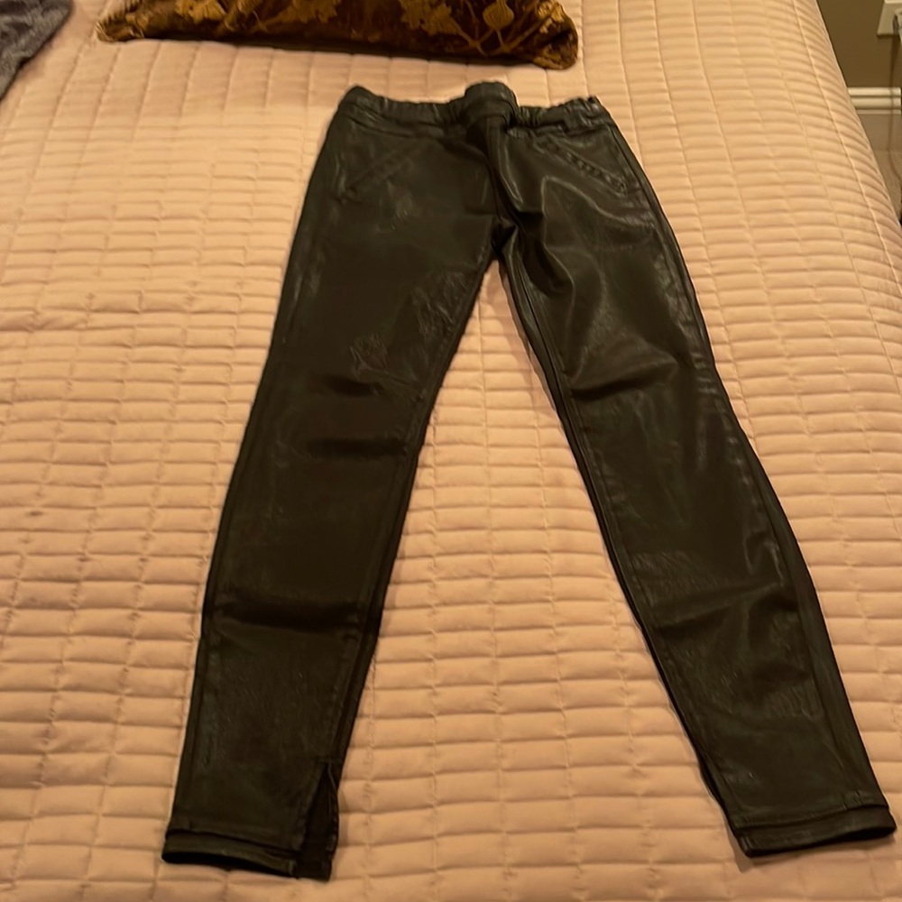 Rta coated skinny jeans black size small